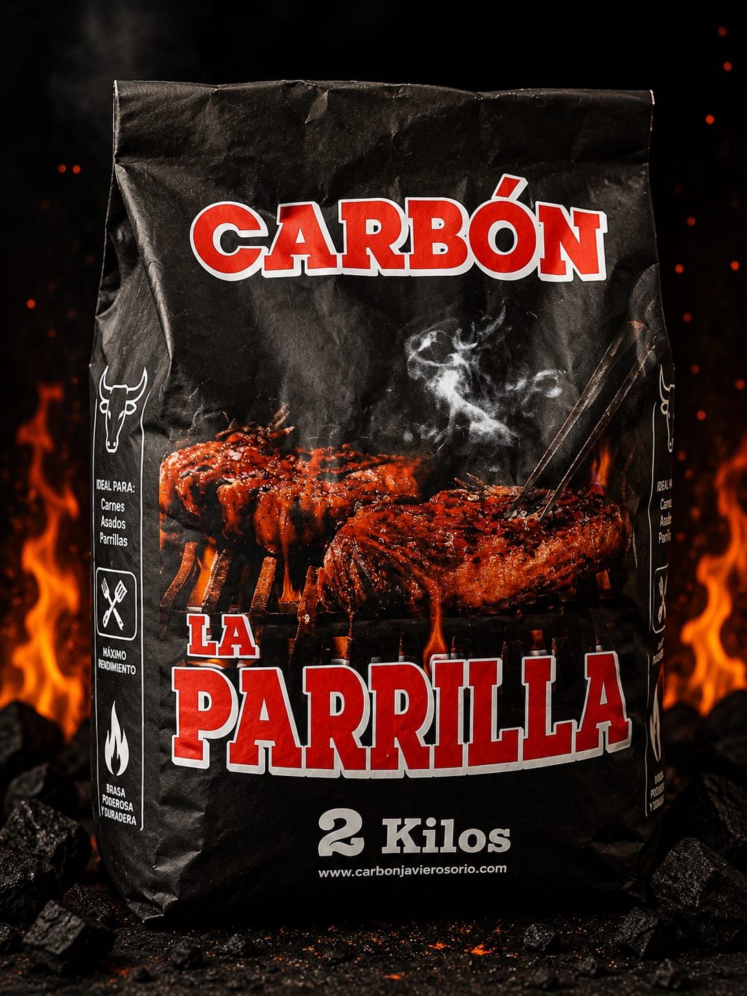 Carbon La Parrilla 2.0 kg