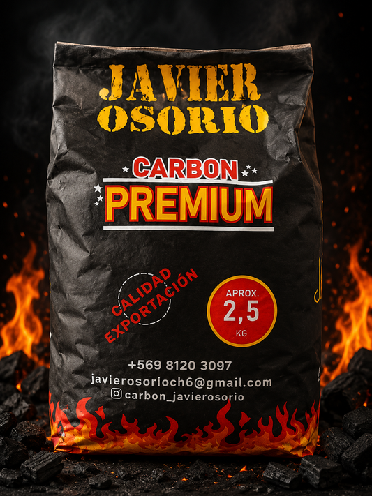 Carbón Quebracho Argentino 2.5 kg